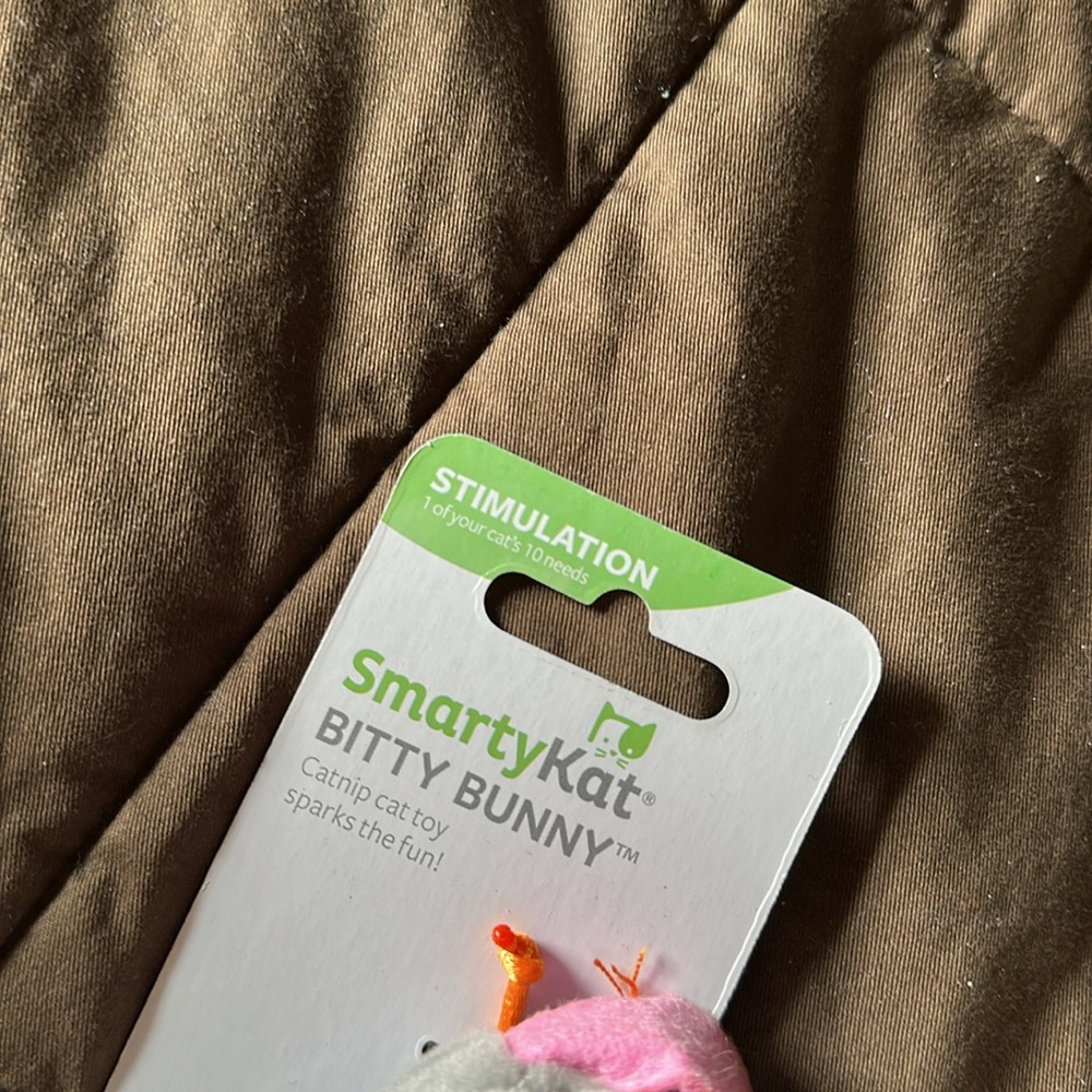 SmartyKat Bitty Bunny Catnip Cat Toy - Picture 6 of 10